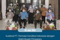 Wabup Prigsewu terima audensi PT PCI untuk wujudkan literasi digital di Pringsewu,