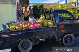 Polres Pangkalpinang amankan tiga pengoplos gas subsidi