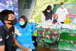 Satgas TMMD Kodim 0212/TS Sukseskan serbuan vaksinasi Nasional