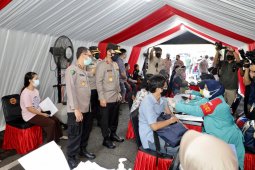 Dukung program 1 juta vaksin per hari, Polda Jatim dirikan 503 gerai vaksinasi