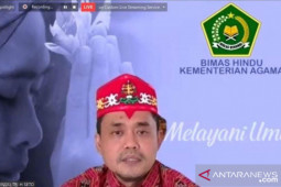 Dirjen Bimmas Hindu luncurkan "Utsawa Dharma Gita" Nasional 2021 secara semi-virtual