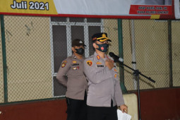 Kapolres terima kenaikan pangkat 49 personel Polres Langkat