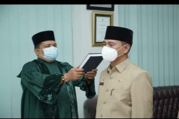 Wali Kota Tebing Tinggi lantik Kadishub pada  malam hari
