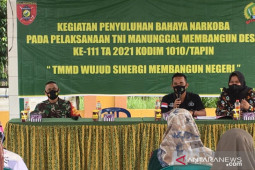 Satgas TNI Manunggal Membangun Desa sosialisasikan bahaya narkoba