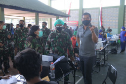 Vaksinasi COVID-19 Kodam IX/Udayana capai 3 ribu orang