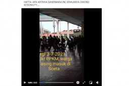 Hoaks, WNA China tiba di Soekarno-Hatta saat PPKM Darurat