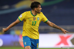 Brasil jaga asa lolos ke perempat final usai tekuk Paraguay 4-1