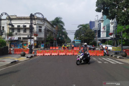 Sejumlah jalan protokol di Kota Bandung ditutup mulai pukul 08.00 WIB