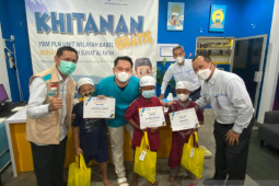 YBM PLN Babel Gelar Khitan Massal Ratusan Anak