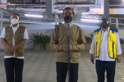 Presiden Jokowi tinjau kesiapan Rusun Pasar Rumput jadi tempat isolasi