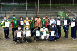Ratusan atlet Medan jalani vaksinasi COVID-19