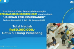 BPJAMSOSTEK gelar lomba video pendek "Jaminan Perlindunganku" sambut Harpelnas