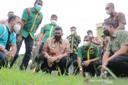 Bobby tinjau rumput dan fasilitas Stadion Teladan