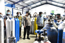 Polres Madiun antisipasi aksi pembelian berlebihan dan penimbunan tabung oksigen