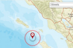 Gempa magnitudo  5,6 Nias Utara terasa di Gunungsitoli