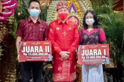 Putra-putri Karangasem sabet dua juara Lomba Bulan Bung Karno Pemprov Bali