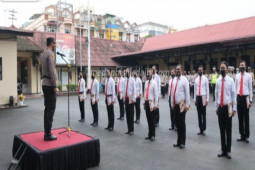 Kapolres minta para kapolsek konrol vaksinasi di puskesmas