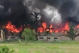 Pesantren di Aceh Timur terbakar