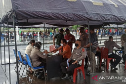 Gerai vaksinasi Presisi Polda Maluku sudah layani 1.222 orang, buka sampai tengah malam