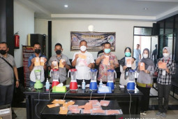 Polda Kalsel blender 1,3 kilogram sabu-sabu