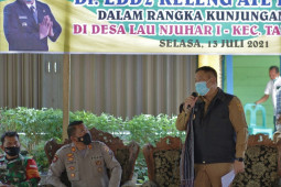 Bupati Dairi sambangi warga Lau Njuhar I