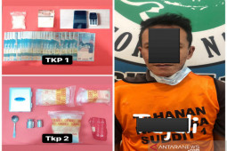 Polisi ungkap modus sabu-sabu dikemas plastik beras bansos