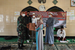 80 santri dan santriawati Pondok Pesantren Ubudiyah ikuti sosialisasi wawasan kebangsaan