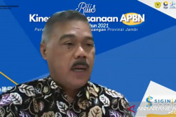 Penerimaan pajak semester I 2021 di Jambi mencapai Rp2,9 triliun