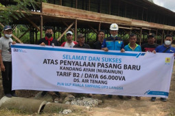 Dukung pertumbuhan sektor agriculture, ini yang dilakukan PLN ULP Kuala Simpang
