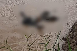 Polisi Jambi evakuasi mayat di Sungai Batanghari