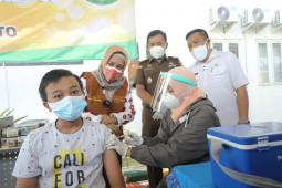 Wapres dan gubernur apresiasi capaian vaksinasi Kota Mojokerto tertinggi se-Jatim