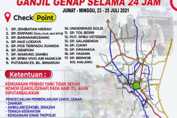 Polresta Bogor Kota siapkan 17 titik penyekatan kendaraan bermotor