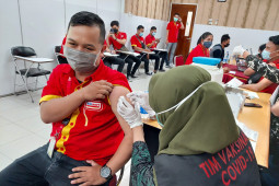 600 karyawan Alfamart ikuti vaksinasi COVID-19