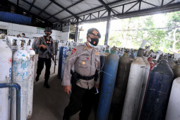 Polisi awasi distribusi oksigen