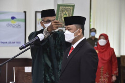 Supian Suri resmi jabat Sekda Kota Depok