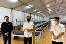 Presiden tinjau fasilitas Rumah Oksigen Gotong Royong