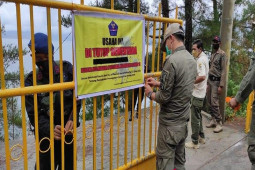 PPKM di Aceh Tengah diperpanjang, petugas razia tempat wisata