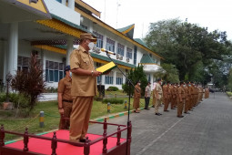 Wakil Bupati Langkat minta Satpol PP terus mengawasi protokol kesehatan