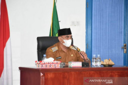 Hari pertama kerja, Bupati dan Wakil Bupati Madina gelar rapat dengan OPD