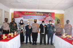 Kapolres langkat ajak  warga lakukan penanganan COVID-19