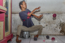 Latihan mandiri atlet Boccia jelang Peparnas 2021