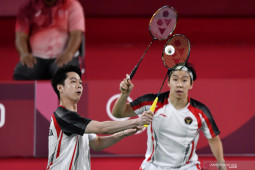 Piala Sudirman: Marcus/Kevin sumbang poin ketiga untuk Indonesia