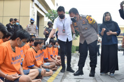 Polresta Sidoarjo bekuk 36 tersangka kasus penyalahgunaan narkoba