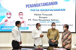 Tirtanadi MoU dengan swasta bangun IPAM di Medan Johor