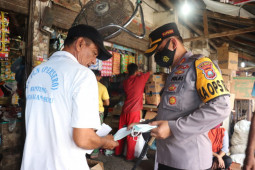 Polres Langkat beserta jajaran "gempur" COVID-19