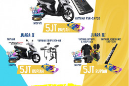 Yamaha bagikan hadiah Lets GEAR Up Jingle Competition