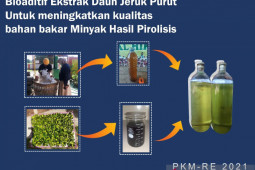 Mahasiswa kembangkan bahan bakar dari limbah plastik