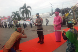 Kenal pamit Kapolres Tabalong dilaksanakan sederhana