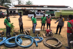 Kapolres Muarojambi cek kesiapan peralatan karhutla PT BBB