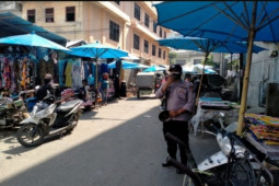 Polres Tebing Tinggi sosialisasi bahaya COVID-19 di sejumlah pasar tradisional